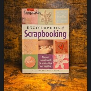 Encyclopedia Of Scrapbooking Keepsakes Paperback Book 300+ Pages